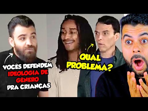 GAY DE ESQUERDA DEFENDE ABSURDO E GAY DE DIREITA ESCULACHA ELE DURANTE DEBATE