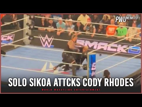 𝙒𝘼𝙏𝘾𝙃: Solo Sikoa Attacks Cody Rhodes After Smackdown