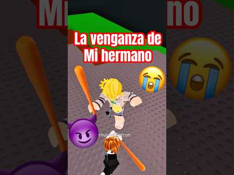 La venganza de mi hermano😭(Terminamos en pvp)😈 #roblox
