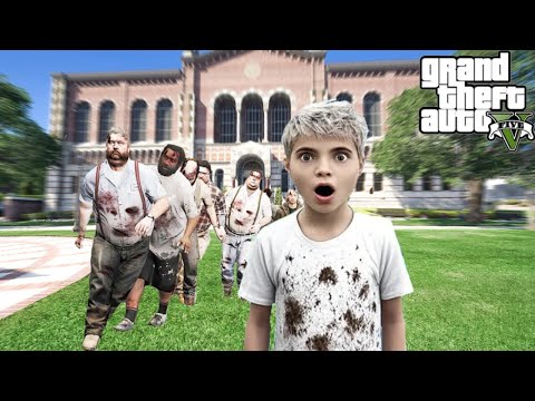 Gyerekként Megszökök Az Iskolàból A Zombi Apokalipszis Alatt!😱 - GTA5