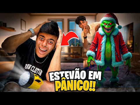 ESTEVÃO ENTROU EM PÂNICO! *o Grinch apareceu