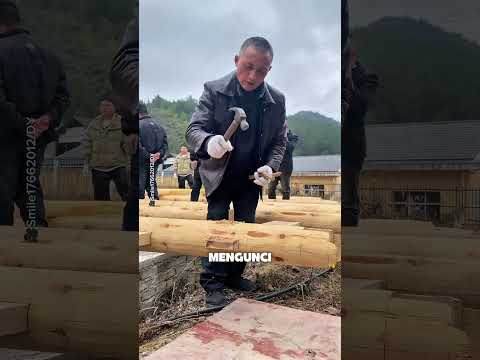 Rahasia Teknik Kuno: Angkat Rangka Rumah Jadi Satu