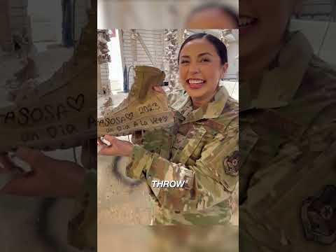 Why they throw their boots!