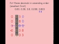 Exploring Decimal Ordering and Place Value