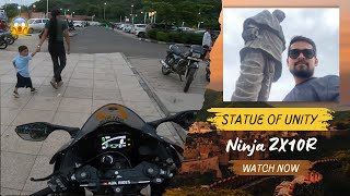 Statue Of Unity | Golden Quadrilateral Ride Cancelled 😞| #kawasaki #superbikeindia #statueofunity