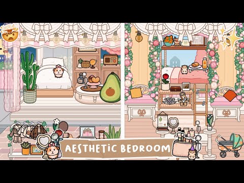 Toca Life World : NEW 2 AESTHETIC BEDROOM IN NEW HOUSE DESIGN | TOCA BOCA UPDATE