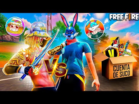 APUESTO MI CUENTA DE FREE FIRE😱CHAKALON VS SUCO👿LA FINAL!!