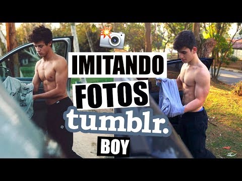 IMITANDO FOTOS TUMBLR DE MENINOS!!