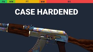 AK-47 Case Hardened Wear Preview