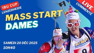 MASS START | IBU Cup BIATHLON  | Lenzerheide en Suisse |  Samedi 20 décembre 2025 | 10H40