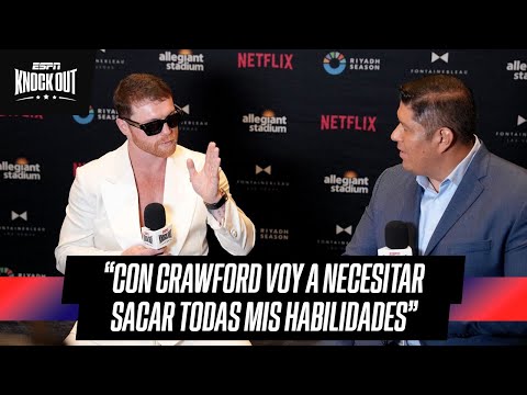 “Vamos a arrollar a Crawford”, Canelo mano a mano en exclusiva