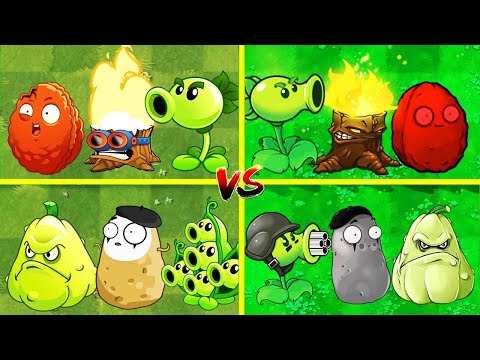 Plants vs Zombies Hack - 1 Threepeater vs 999 Gargantuar Zombies 