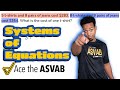 Solving Systems of Equations in ASVAB Arithmetic Reasoning