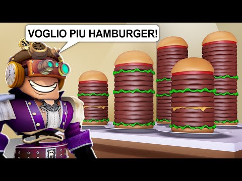 CUCINO HAMBURGER PER I MIEI AMICI! SIMULATORE DI MCDONALD IN ROBLOX