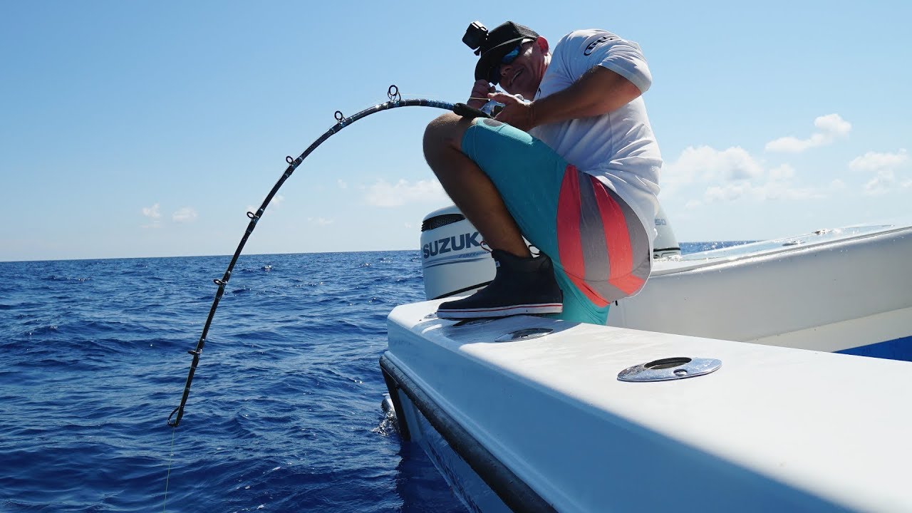 MAN Vs. Deep Sea GIANTS. Amberjack Fishing -( Key West, Florida)