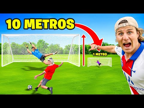 POR CADA GOL EL ARCO SE ACHICA! FUTBOL CON MIS VECINOS