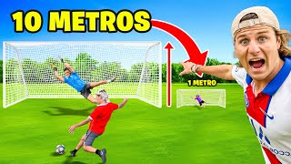 POR CADA GOL EL ARCO SE ACHICA! FUTBOL CON MIS VECINOS