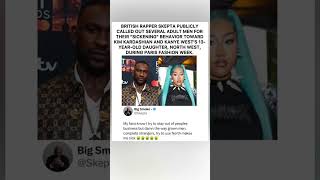 😳 Skepta SHUTS DOWN creepy behavior toward North West! 👏🔥 #Shorts #News