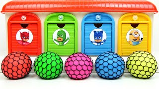 Satisfying Video | How I Made All Beads Using 4 Color Magic Garage from 5 ASMR Net Ball Relax Sound
