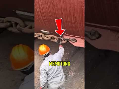 Bahayanya Memotong Rantai Kapal Yang Baru di Luncurkan!