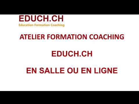 Atelier - formation - coaching educh.ch en salle et online