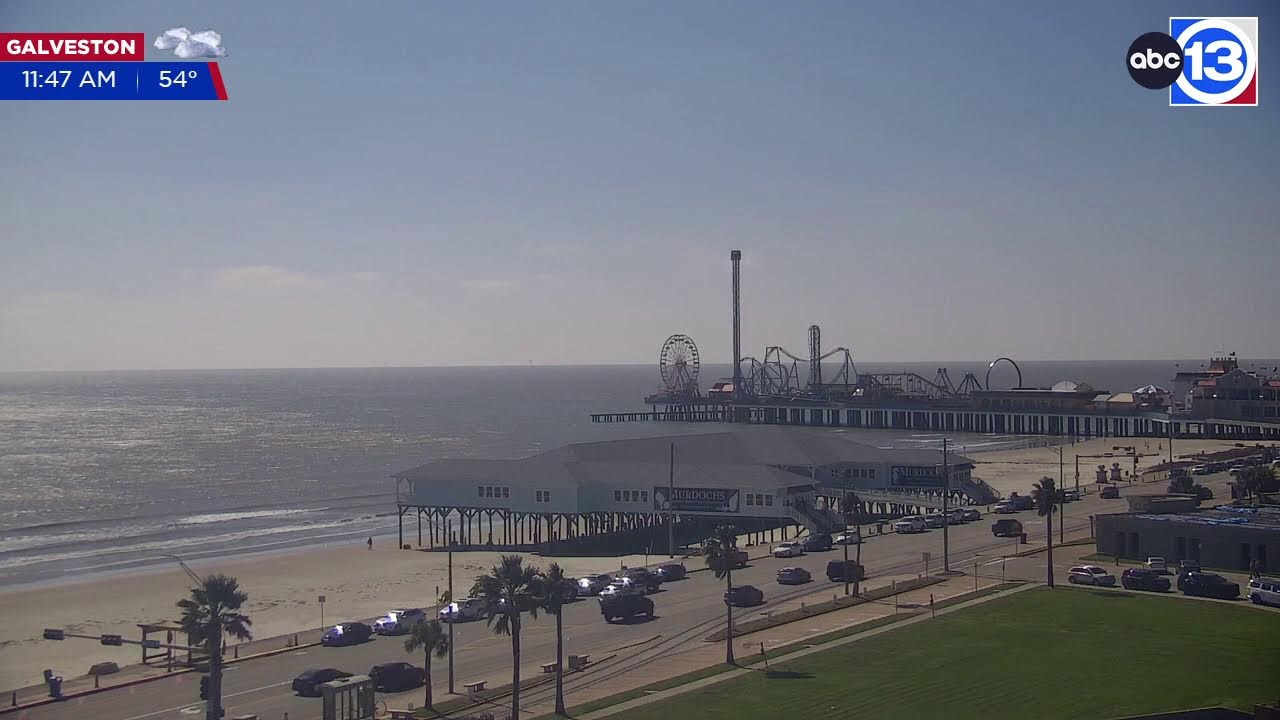 Galveston Beach webcam