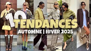TENDANCES MODE AUTOMNE-HIVER 2025/2026 - 10 TRENDS À PORTER DÈS MAINTENANT !!