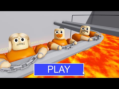 LAVA MODE! PRISONER BARRY FAMILY NEEDS HELP in BARRY'S PRISON RUN! #roblox #obby