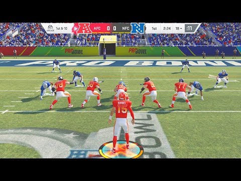 MADDEN 20 PRO BOWL GAMEPLAY! PATRICK MAHOMES IS NASTY! (AFC vs NFC)