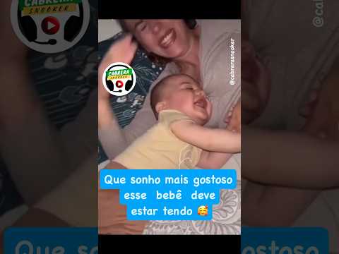 Bebê dando risada dormindo 🥰😇. Que anjo 👼❤️. #pratiquesinuca #cabrerasnooker #sinucaeparatodos