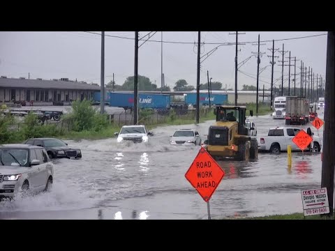 YouTube video thumbnail: Kansas City Area Sees Flooding, Water Rescues, and Power Outages After Heavy Rainfall and Storms