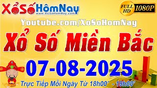 XSMB - Trực tiếp xổ số Miền Bắc ngày 07/08/2025 - Hà Nội XSHN, xstt, xsmb, SXMB, xổ số thủ đô