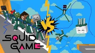 Squid Games Tug of war - YellowBee Craft Animation of Minecraft