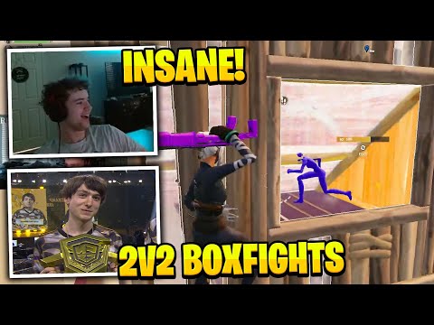 Reet, PeterBot VS INSANE Viewer in 2v2 Boxfights