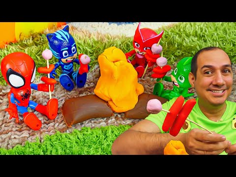 ¡Un picnic inesperado para los PJ Masks! Juguetes de los Héroes en Pijama