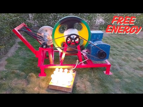 Make Spring Free Electricity 15Kw Generator With Alternator And Spring Engine Free Energy Generator