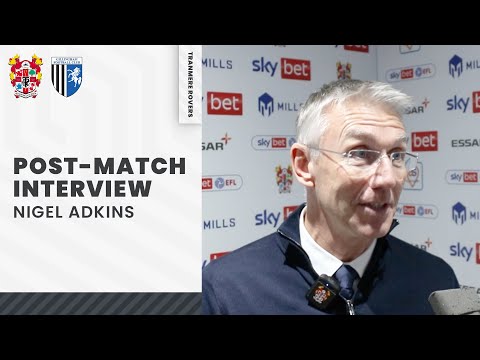 Post Match | Nigel Adkins (Gillingham H)