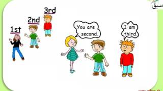Ordinal numbers (1st, 2nd, 3rd positions)