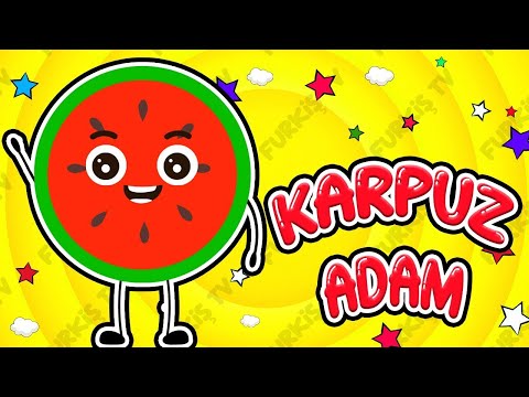 Pazara Gidelim Bir Karpuz Alalım | Karpuz Adam | Kırmızı Balık-Çocuk Şarkıları-Çizgi Film-Furkiş TV