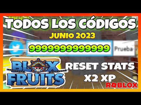 TODOS los CÓDIGOS de 🔥 BLOX FRUITS 🔥 activos / UPDATE 20 / ROBLOX 2023 /  X2 XP / TilloASR 