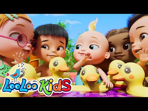 🦆 Adventure with "Five Little Ducks" | LooLoo Kids Counting Song Fun 🧮