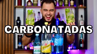 AGUAS CARBONATADAS PARA COCTELES 🍹| SODA, TONICA Y AGUA CON GAS SON LO MISMO? | MOJITO