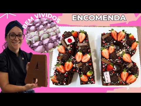 BOLO LETRA, montagem e bem vividos!