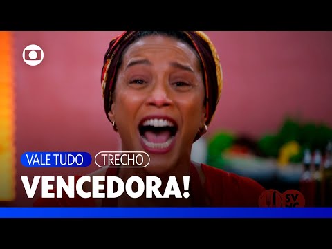Raquel vence o concurso culinário e faz discurso emocionante! | Vale Tudo | TV Globo