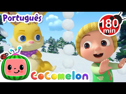 Brincando na neve | CoComelon | Músicas Infantis e Desenhos Animados em Português