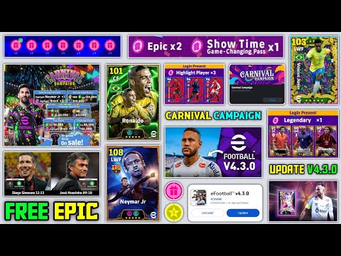 eFootball™ 2025 New Version Update 🔥 New Coins Campaign, New Managers Pack & Free Epic In eFootball