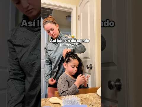 Así luce un día siendo mamá 24/7👩🏼🍼💪🏻😅 #vlog #postparto #maternidad #momlife