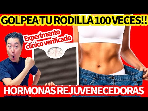 ¡El ejercicio más fácil del mundo que libera hormonas rejuvenecedoras con solo golpear las rodillas!