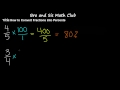 Converting Fractions and Percents
