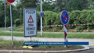 DOPRAVA: Seifertova ulice v Brně je v rekonstrukci